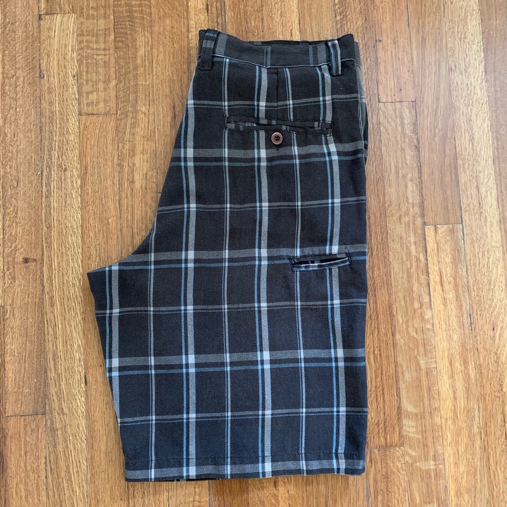 Burnsick Plaid Board/Golf Shorts size 34